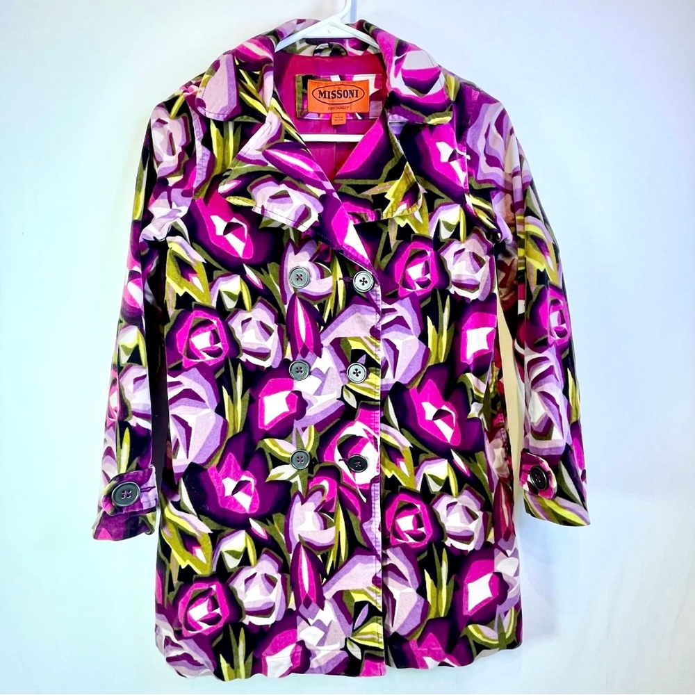 Missoni for Target Girls L Abstract Floral Graphic Spring Jacket